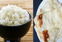 শরীরের ওজন কমানোর জন্য ভাত খাওয়া ভালো নাকি রুটি খাওয়া ভালো..